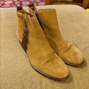 Pikolinos Baqueira Boots Ankle Boot Suede Tassel Bootie Size 41/10 (TD)